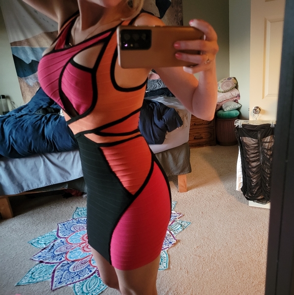 Bebe Cocktail Dress - Picture 2 of 7